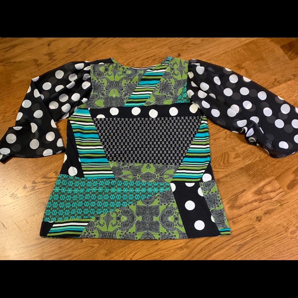 LYNNE RITCHIE TUNIC PATCHWORK - Picture 5 of 6
